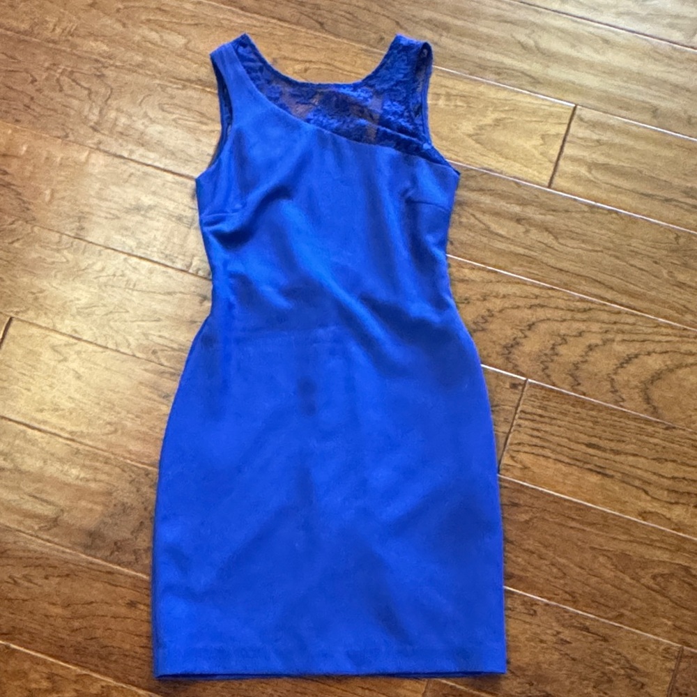 Zara One Shoulder Blue Dress
